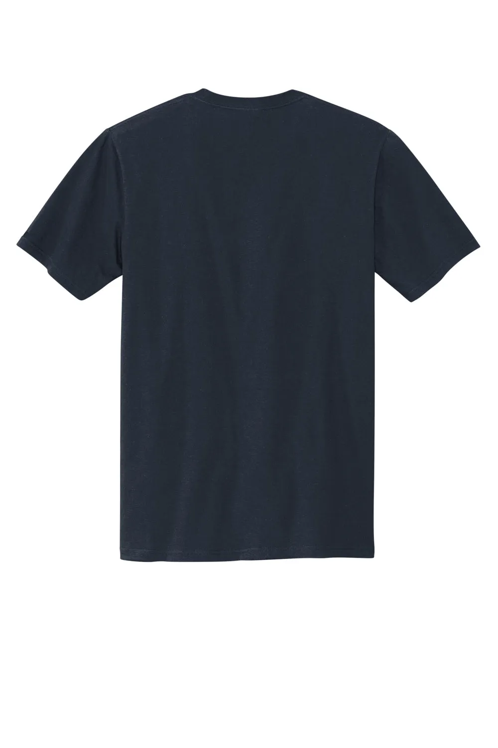 Volunteer Knitwear Mens USA Made Chore Short Sleeve Crewneck T-Shirt - Strong Navy Blue