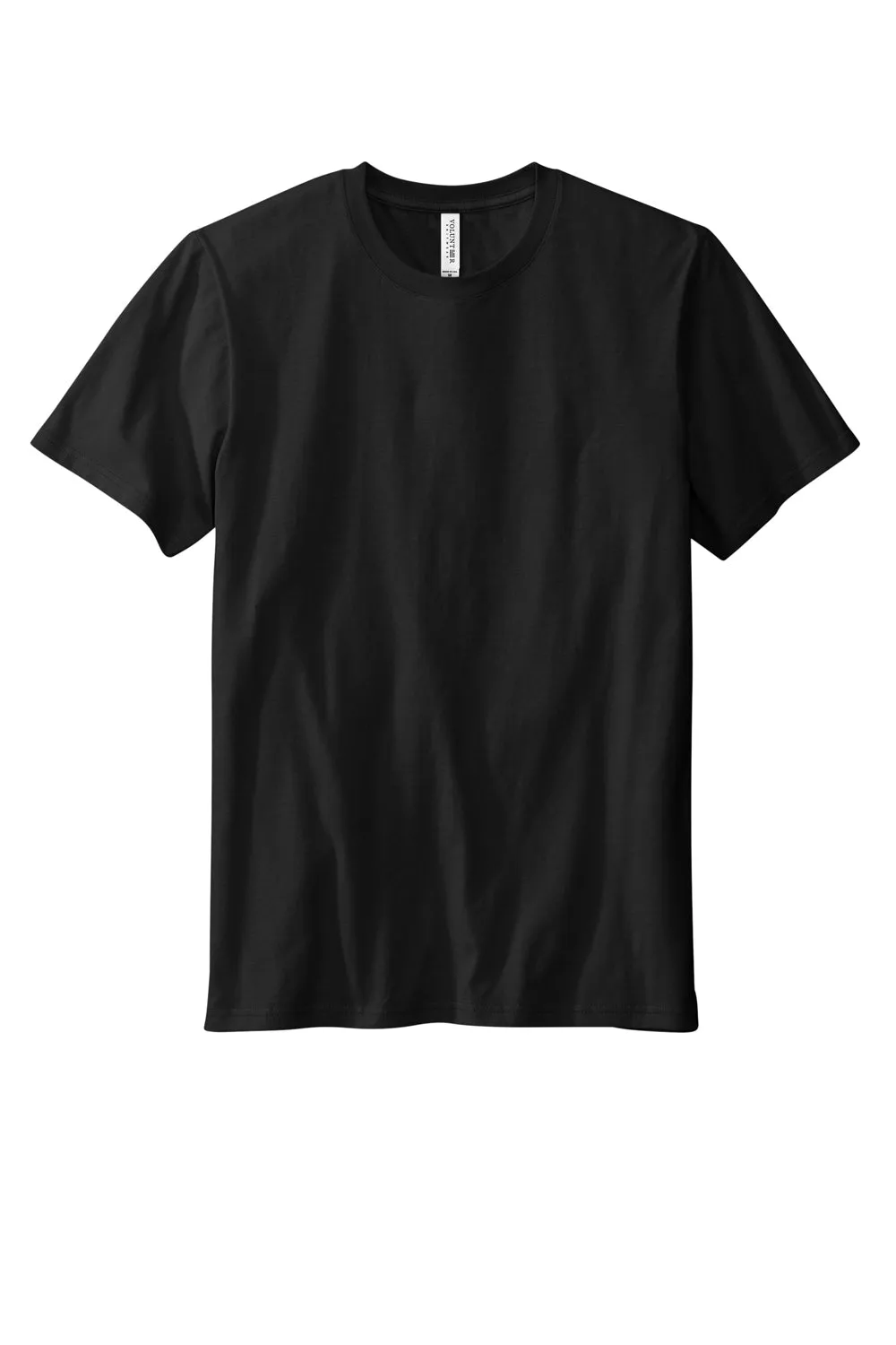 Volunteer Knitwear Mens USA Made Daily Short Sleeve Crewneck T-Shirt - Deep Black