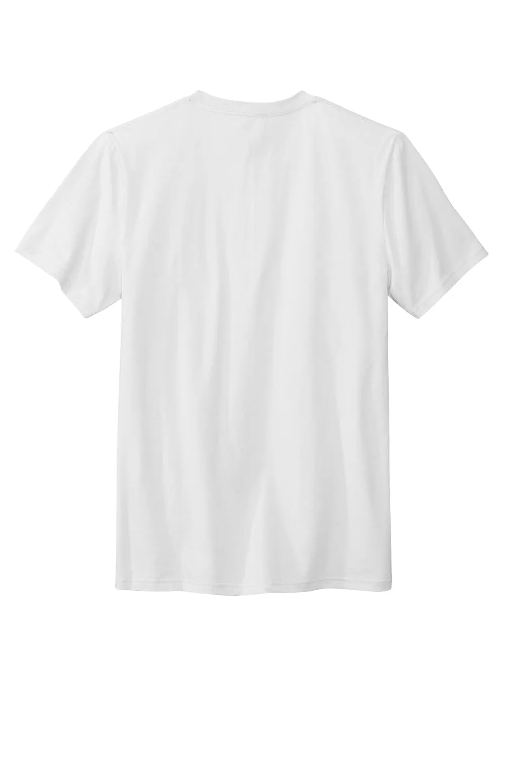 Volunteer Knitwear Mens USA Made Daily Short Sleeve Crewneck T-Shirt - White