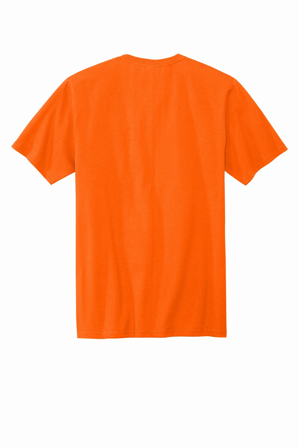 Volunteer Knitwear Mens USA Made All American Short Sleeve Crewneck T-Shirt - Safety Orange