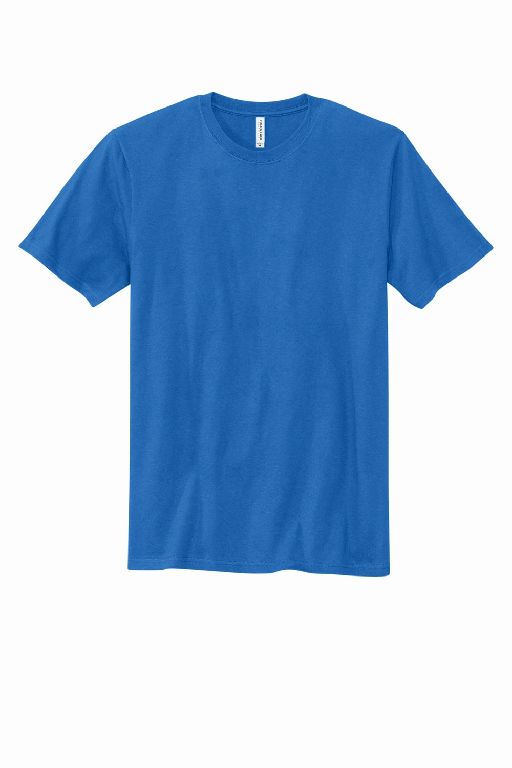 Volunteer Knitwear Mens USA Made Chore Short Sleeve Crewneck T-Shirt - True Royal Blue