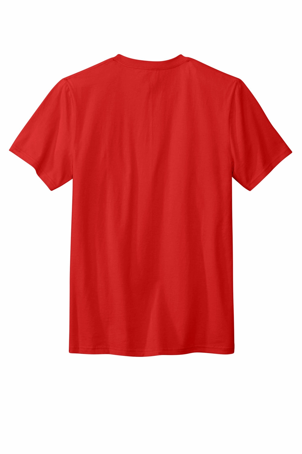 Volunteer Knitwear Mens USA Made Daily Short Sleeve Crewneck T-Shirt - Flag Red