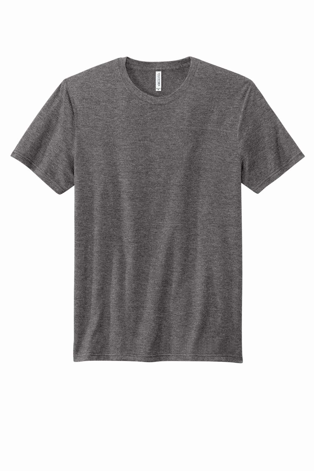 Volunteer Knitwear Mens USA Made Short Sleeve Crewneck T-Shirt - Heather Steel Grey