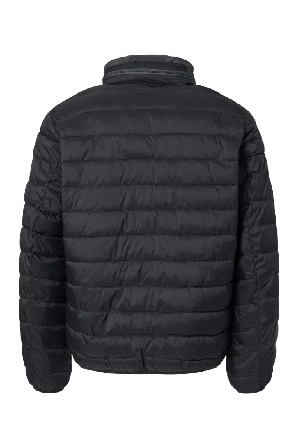 Weatherproof Mens PillowPac Wind & Water Resistant Full Zip Puffer Jacket - Black