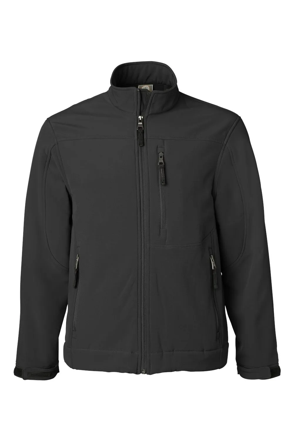 Weatherproof Mens Wind & Water Resistant Soft Shell Full Zip Jacket - Black